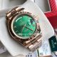 Replica Rolex Day-Date Rose Gold Watch Green Dial President Bracelet 36MM (4)_th.jpg